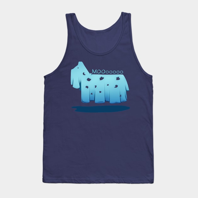 Ghost Cow Tank Top by lstjules